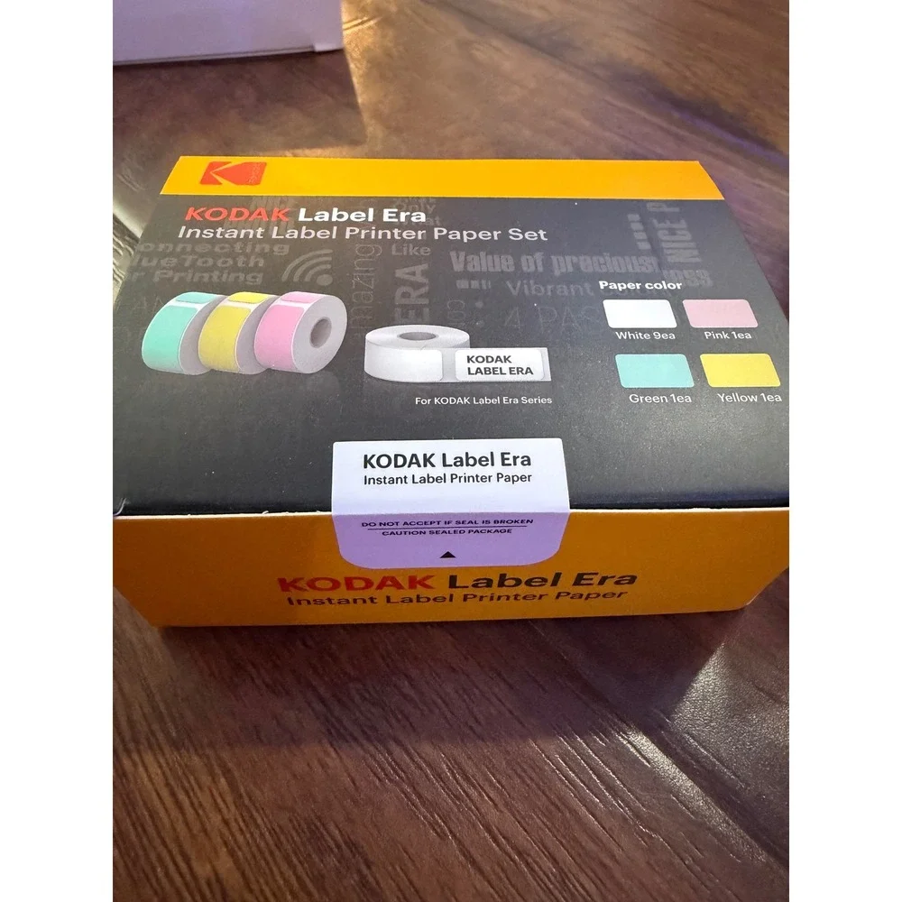 Kodak Label‎ Era M50 Printer Cartridge & Paper Bundle Multi Color New Open Box